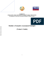 Module 2 Formative Assessment Strategies Trainers Guide