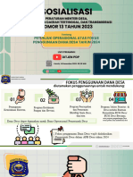 Materi Sosialisasi Permendes No13 Tahun 2023 - Petunjuk Operasional Atas Fokus Penggunaan DD (WWW - Ciptadesa.com)