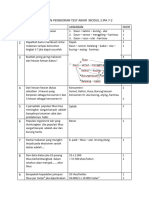 Kunci Dan Penskoran Tes Akhir Modul 2 Ipa 7 II