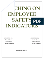 Employee Safety Indiactors