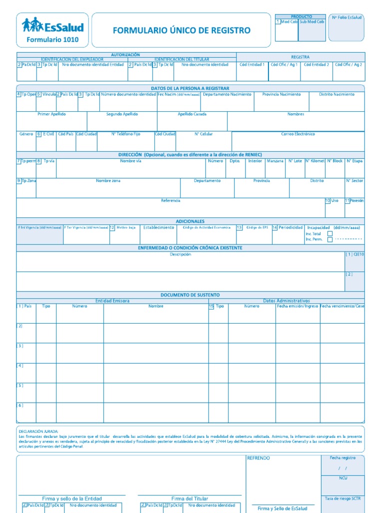 Form Uni Fur-1010 | PDF