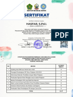 Hasfar, S.pd.i. - Sertifikat MGMP 2022