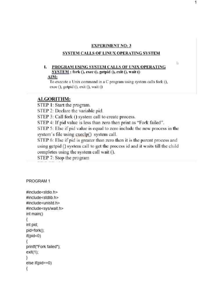 C Programs for Process and File Handling | PDF | Computers