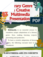Literary Genre On Creative Multimedia Presentation