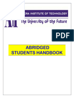 Ait Students Handbook-Abridged Version