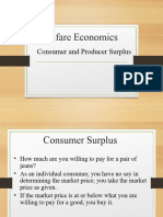 Consumer Producer Surplus