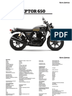 Royal Enfield Interceptor 650 Technical Specifications French