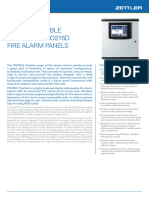 Zettler PROFILE Flexible PRO215S and PRO215D Fire Alarm Panel Datasheet