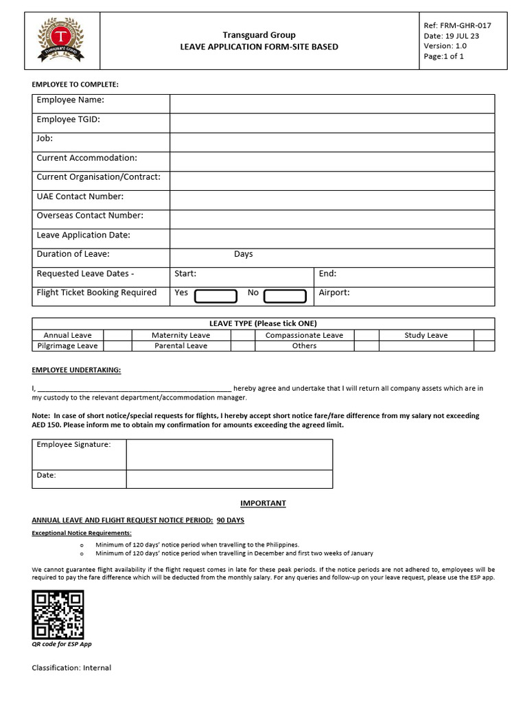 Annual Leave Form Download Free PDF Business Labor