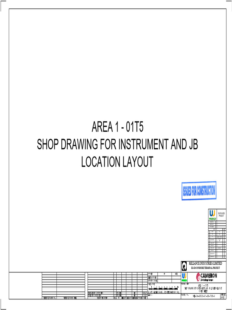 WEI CM 00026 01 SD 7008 - R02 - Instrument & JB Location Layout | PDF ...