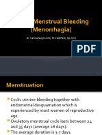 Heavy Menstrual Bleeding (Menorrhagia) A