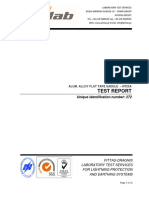 Test Report 272.3 - Alum. Alloy Flat Tape Saddle - NT25A