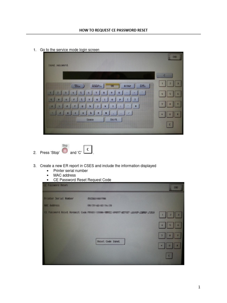 HOW TO REQUEST CE PASSWORD RESET PDF