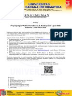 Pengumuman: Perpanjangan Waktu Pendaftaran & Pembayaran Ujian HER Semester Gasal 2023-2024