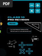 Class 10 Apex Formula Sheet