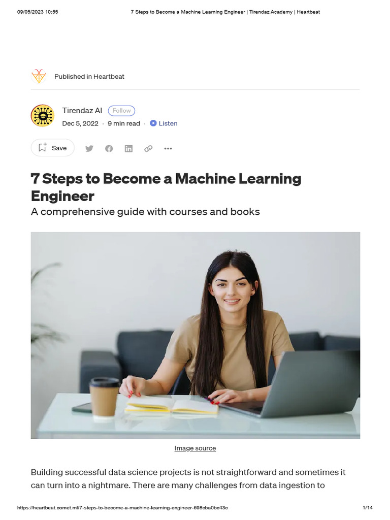 7 Steps To Become A Machine Learning Engineer - Tirendaz Academy ...