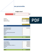 Budget Juin 2018