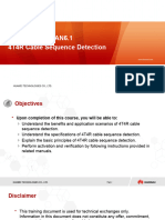 5G RAN6.1 FDD 4T4R Cable Sequence Detection