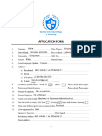 Application Form