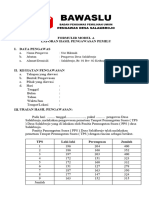 Form A Pengawasan Pemetaan TPS