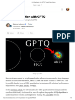 4-Bit Quantization With GPTQ - Towards Data Science