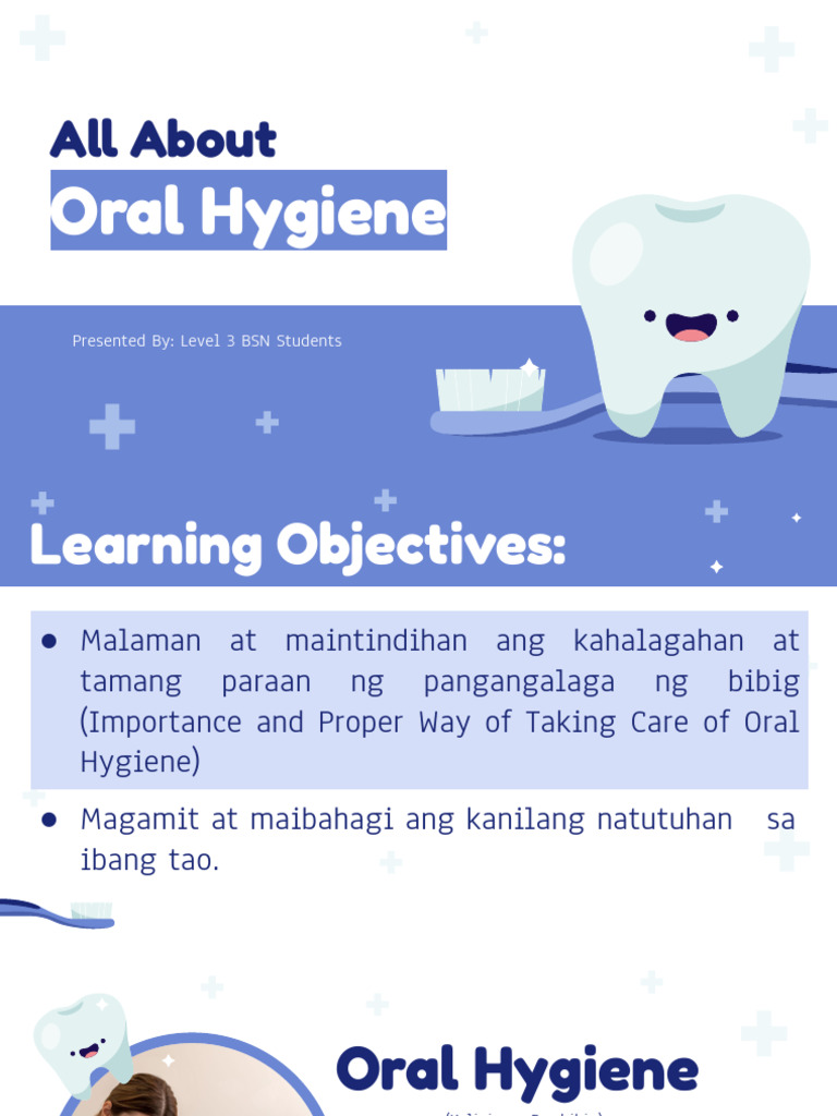 Oral Hygiene Health Teaching | PDF