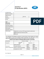 423 - Application For Approval of WPS