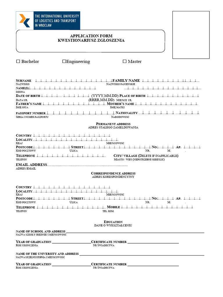 Application Form NEW | PDF