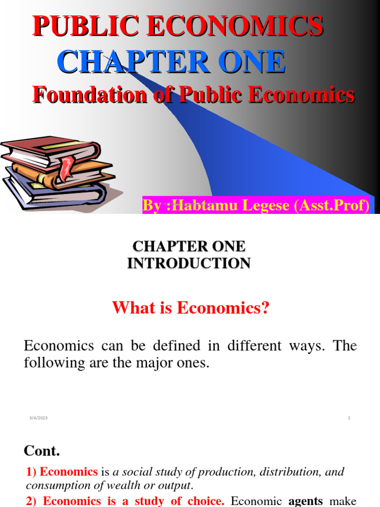 Public Economics Chapter One Pdf Economics Public Finance