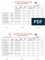 Syllabus Coverage Monitoring