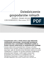 Dziedziczenie Gospodarstw Rolnych (2) NOWE