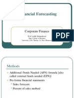 Financial Forecasting Samarakoon