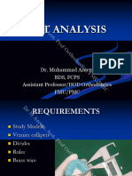 Cast Analysis and Mixed Dentition Analysis