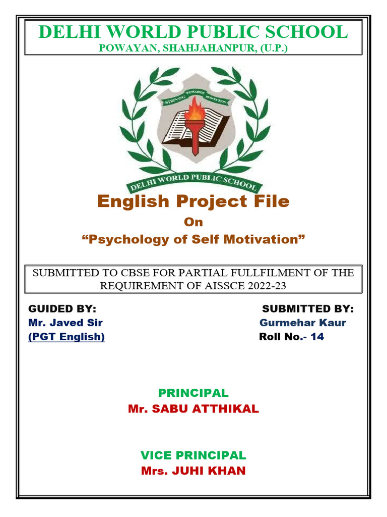 Project File Front Page | PDF