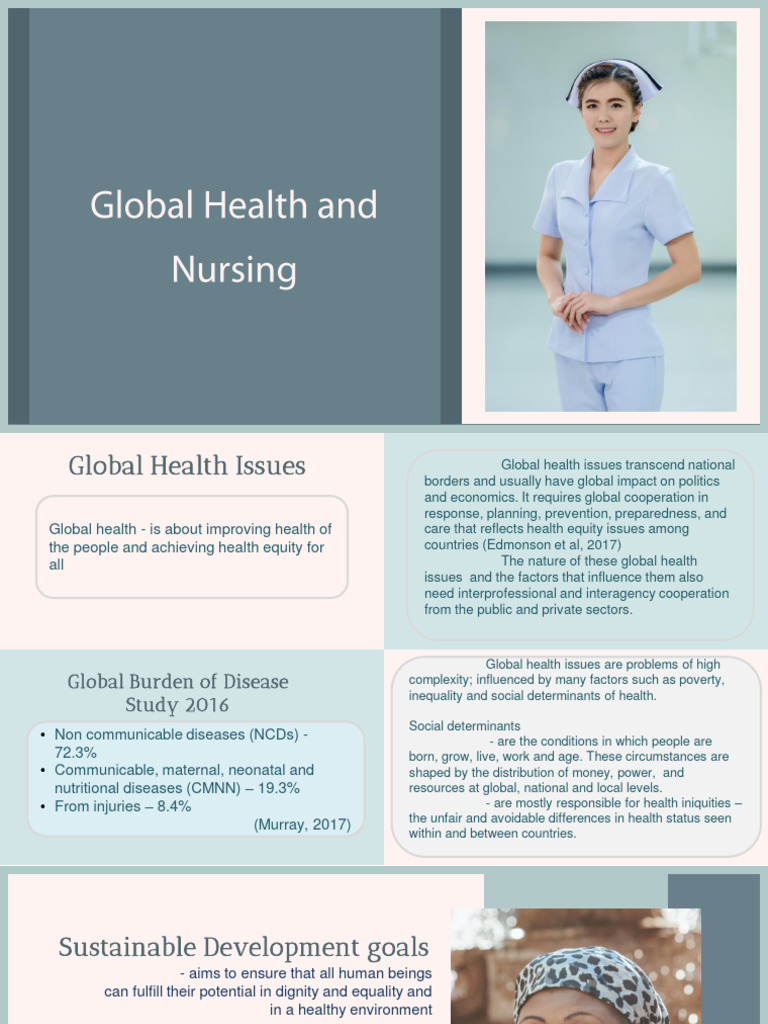 Global Health Challenges and Nursing Roles | PDF | Global Health ...