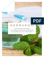 HERBAROM La Naturalite Dans La Formulation Des Produits Dhygiene Bucco Dentaires