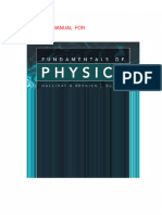 Solution of Fundamentals of Physics 9th Edition So