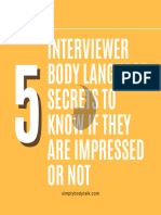 Interviewer Body Language