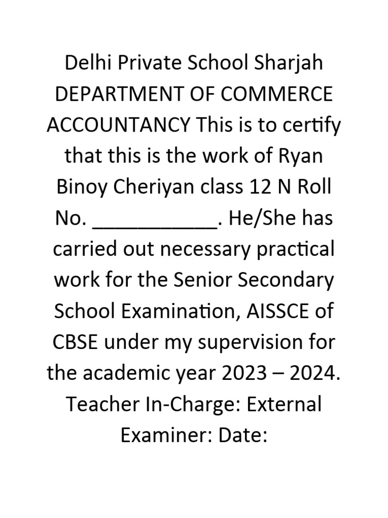 BPL Certificate for Student Ryan Cheriyan | PDF