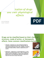 Classification of Drugs and Their Physiological Effects: Jeo Yvan I Ejorcadas Grade 9 - Emerald 5
