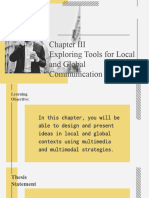 Chapter 3 - Exploring Tools For Local and Global Communication