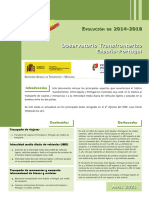 Observatorio Transfronterizo España-Portugal. Evolución 2014-2018 (Díptico Abril 2021)