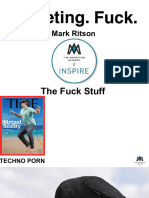 Marketing. Fuck. Mark Ritson