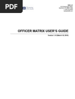 Officer Matrix Users Guide