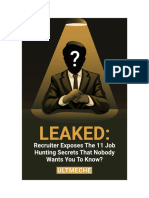 LEAKED - Recruiter Exposes The 11 Job Hunting Secrets