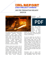 Proyek Smelter Terhantam Relaksi Ekspor