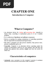 Introduction to computer notes | PDF