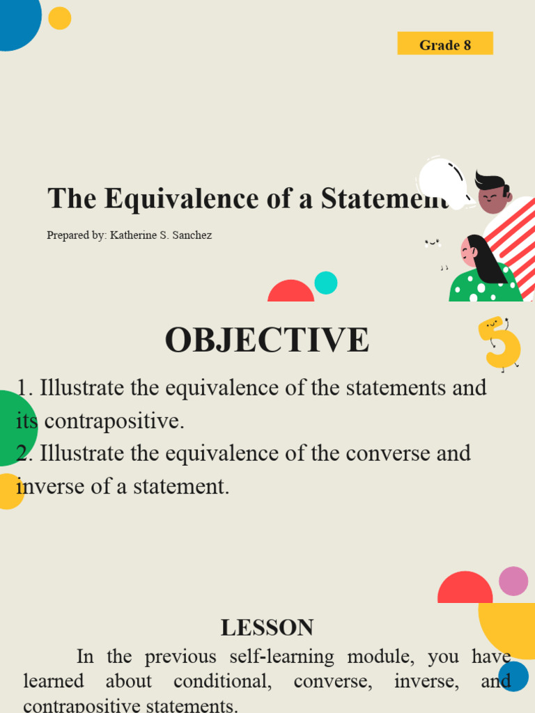 The Equivalence of A Statement | PDF | Mathematics | Logical Consequence