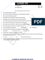 Alkenes Test