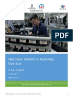 Electronic Hardware Assembly Operator - ELE - Q6605 - v2.0